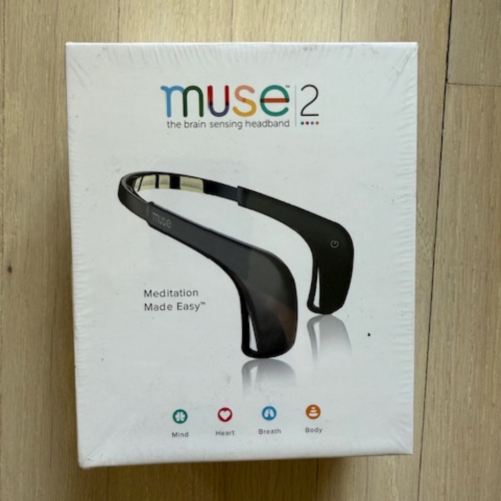 NEW Muse 2 Headband and Muse Hard Case - The Brain Sensing Headband